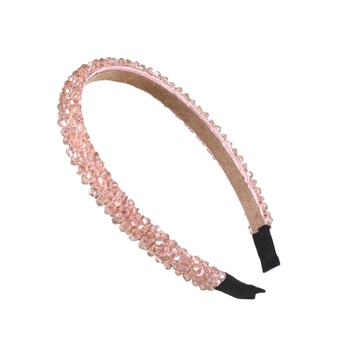 vaaleanpunainen hiuspanta, lasten kristallipanta, tyttöjen juhlapanta, elegantti asuste, ruusukristalli panta, juhlamekkojen asusteet, lasten hiustarvikkeet, kristallikoristeltu hiuspanta