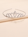 diadem lasten hiuspanta, hopeinen kristallipanta, tyttöjen juhlapanta, elegantti diadem, kristallikoristeltu panta, juhlamekkojen asusteet, lasten hiustarvikkeet, juhla-asusteet tytöille