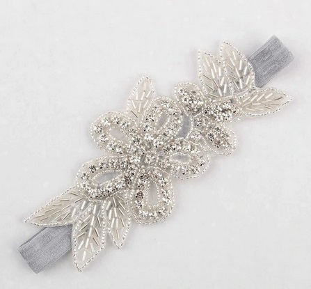 Elegantti Harmaa Hiuspanta Vauvoille