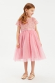tyttöjen juhlamekko, Elisa pinkki mekko, tyylikäs tyttöjen mekko, mukava lastenvaate, lasten juhlapukeutuminen, laadukas tyttöjen mekko, tyttöjen syntymäpäivämekko, tyttöjen mekko juhliin, suomalainen lastenvaate, tyttöjen tanssiaismekko