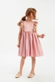 tyttöjen mekko, Capri Pink juhlapuku, puuterinroosa lasten mekko, elegantti tyttöjen mekko, tyttöjen ensikommunio mekko, tyttöjen juhlamekko, paljettikoristeltu lasten mekko, prinsessa mekko