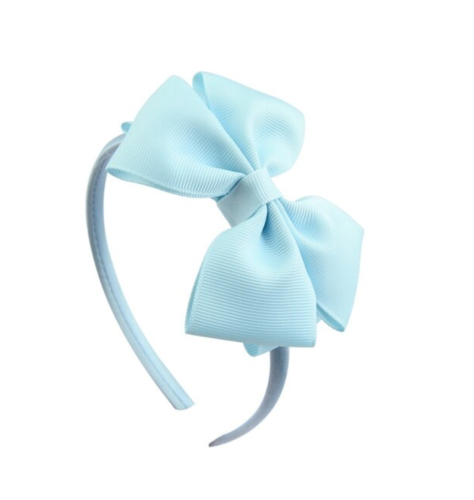 lasten hiuspanta, sininen hiuspanta, tyttöjen hiuskoriste, laadukas hiuspanta, juhlava hiuspanta, mukava hiuspanta, hiuspanta rusetti, tyttöjen hiustarvikkeet, hiuspanta juhliin, tyylitietoinen hiuspanta