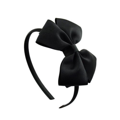 Tyylikäs Musta Hiuspanta Rusetilla