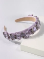 violetti hiuspanta, kristallikoristeinen hiuspanta, tyttöjen hiuskoristeet, juhlava hiuspanna, lasten hiuspannat, hiuskoristeet tytöille, juhla-asusteet
