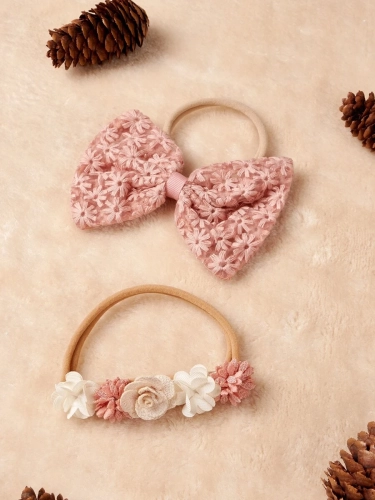 Suloiset Lasten Hiuspannat - Tummanpunainen Setti, 2 kpl