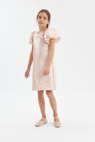 Rita Pehmeänroosa Lasten Juhlamekko
