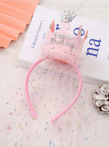 Rose Crown hiuspanta Tulle tytöille
