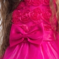 Elodie fuksianvärinen mekko, lasten juhlamekko, tyttöjen mekot, juhlavaatteet tytöille, prinsessamekko, tyttöjen vaatteet, juhlapukeutuminen, ensikommuunio mekot
