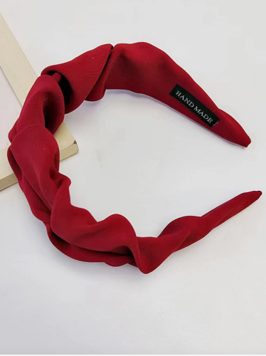 Elegantti viininpunainen juhlahiuspanta tytöille