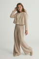 Tyttöjen juhlasetti Emi beige, beige juhlasetti tytölle, juhlavalikoiman lastenmuoti, koot 140-164 cm, ZOYA Fashion Suomi