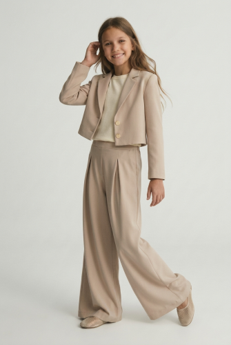 Tyttöjen juhlasetti Emi beige