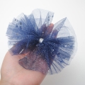 aqua hiuspinni, tiuli hiuskoriste, lasten hiusasusteet, kimalteleva hiuspinni, hopea brokat, juhla-asusteet tytöille, 12 cm hiuspinni