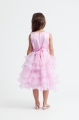 tyttöjen juhlamekko, Elodie Elegance, vaaleanpunainen lasten mekko, 3D-kukkamekko, tyttöjen juhlapukeutuminen, ensikommunion mekko, lasten juhlavaatteet